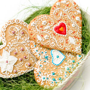 VELKÉ PERNÍKOVÉ SRDCE Z LÁSKY