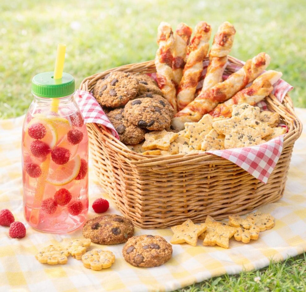 PIKNIKOVÝ KOŠ PLNÝ DOBROT