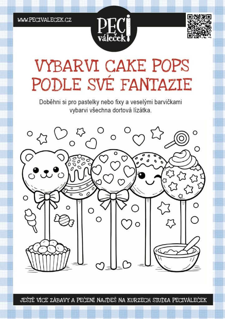 PRACOVNÍ LISTY PRO DĚTI: CAKE POPS