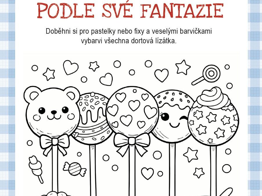 PRACOVNÍ LISTY PRO DĚTI: CAKE POPS